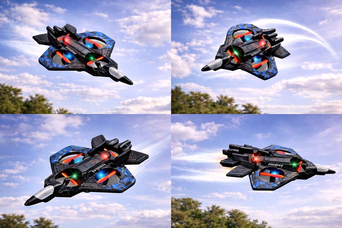 XLA-001 RC Combat Aircraft Toys for Kids with Remote Controller