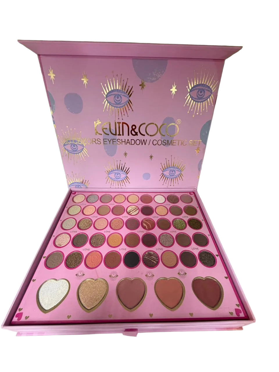 Kevin & Coco Moonlight 50-Color Eyeshadow & Cosmetic Set