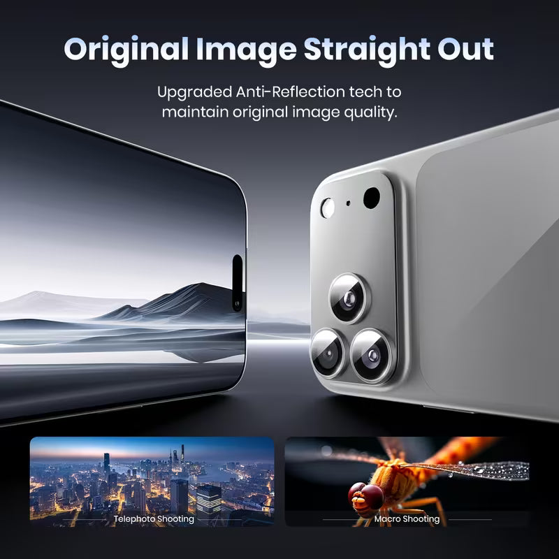 Combo of 3 - Phone Cover + Camera Lens Protector + Converting Sheet