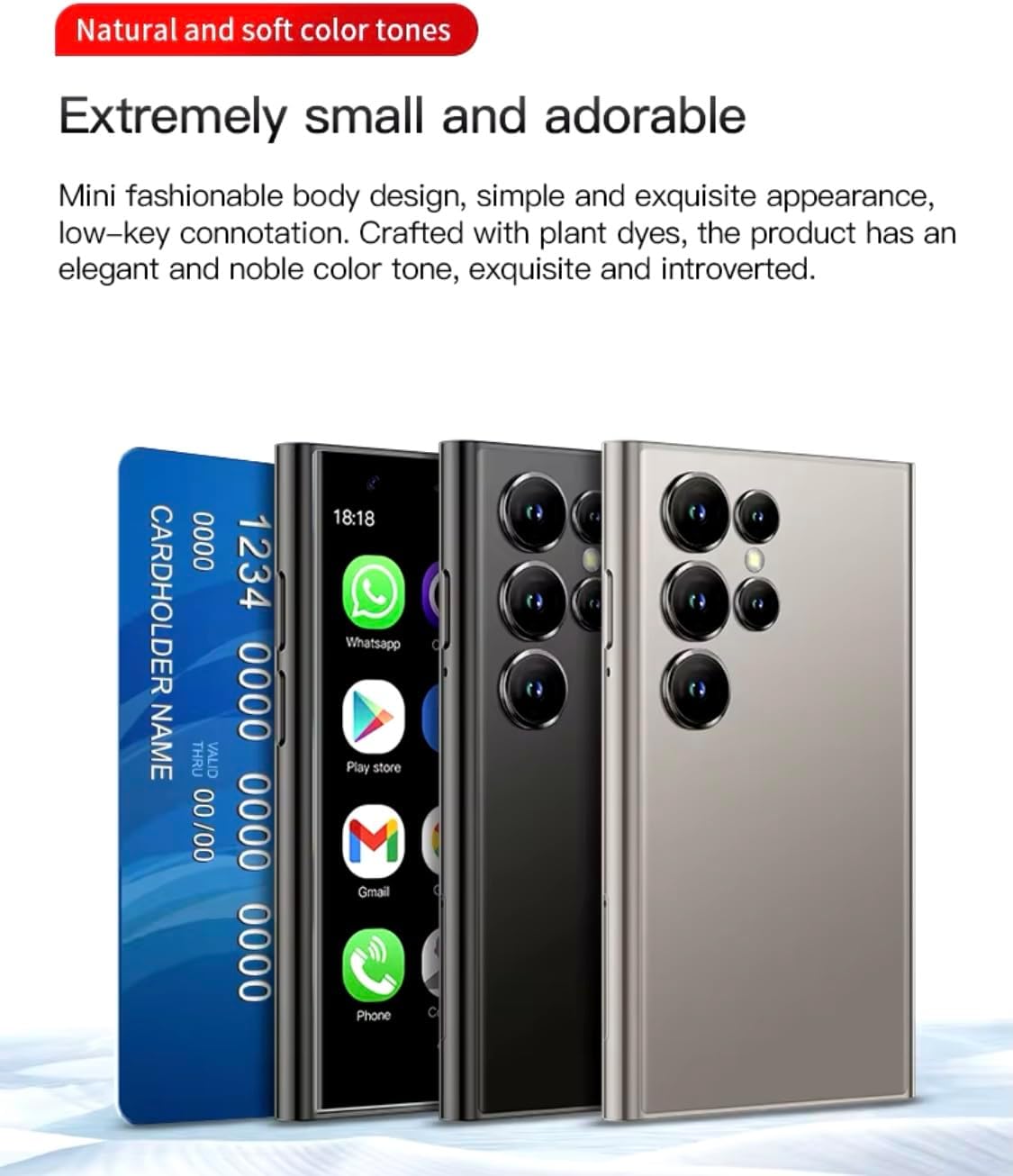 Mini S26 Ultra 3.9 inch 6GB RAM paired with 64GB storage