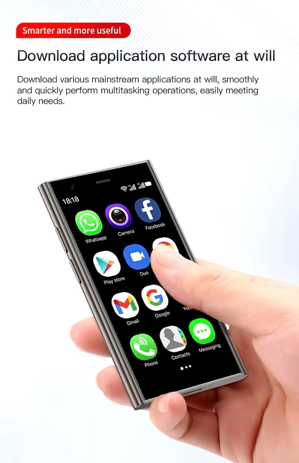 Mini S26 Ultra 3.9 inch 6GB RAM paired with 64GB storage