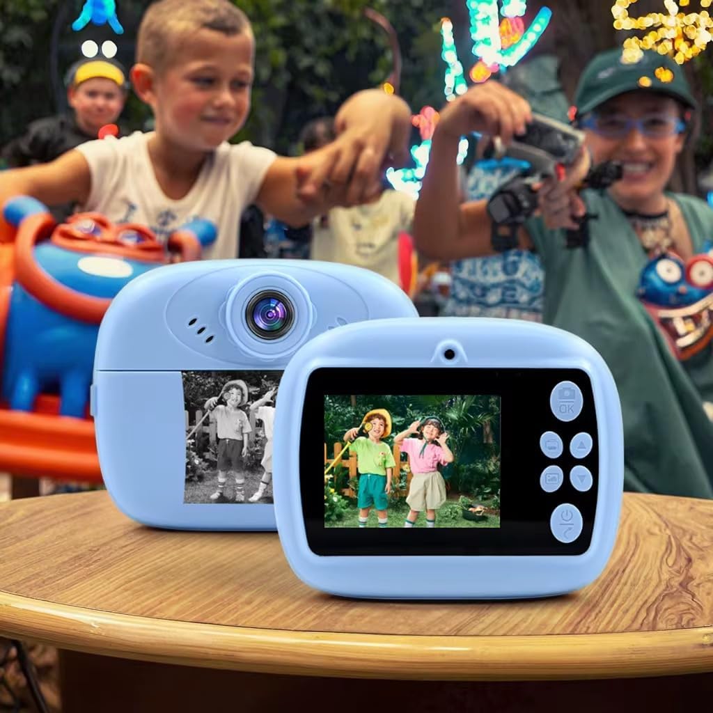 Digital Printer Camera for Kids with 1080P Video
