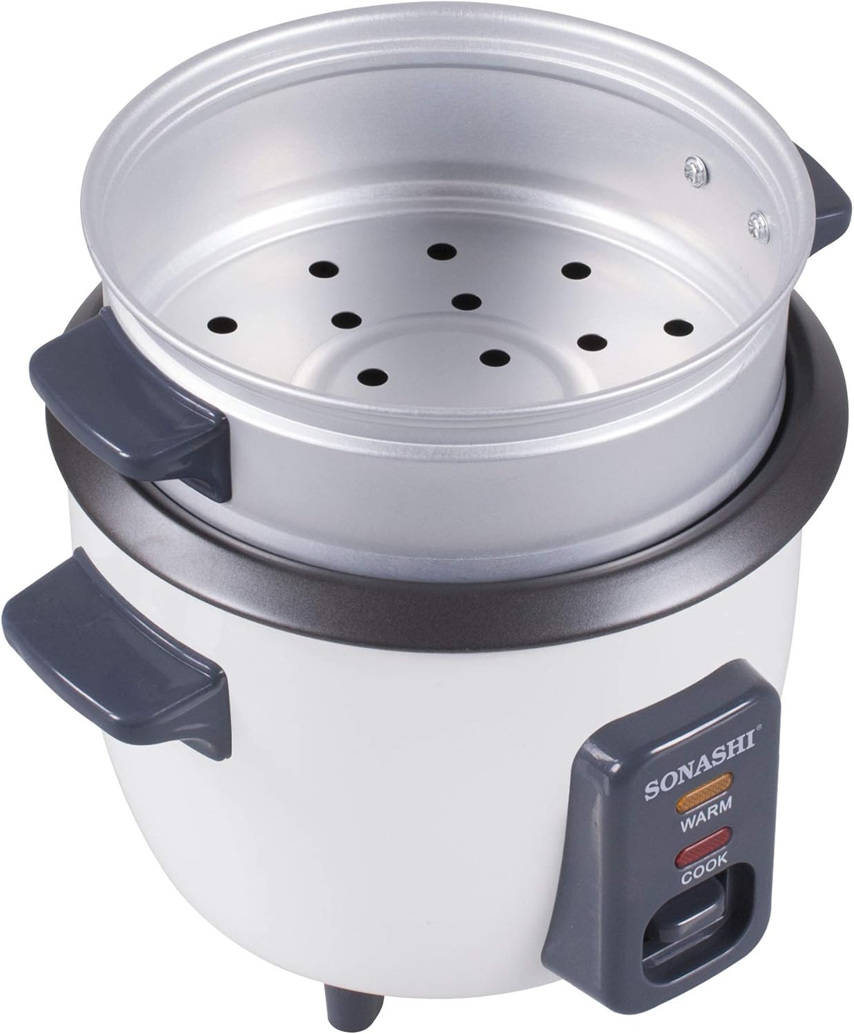 0.6L Rice Cooker with Steamer Non-Sticky