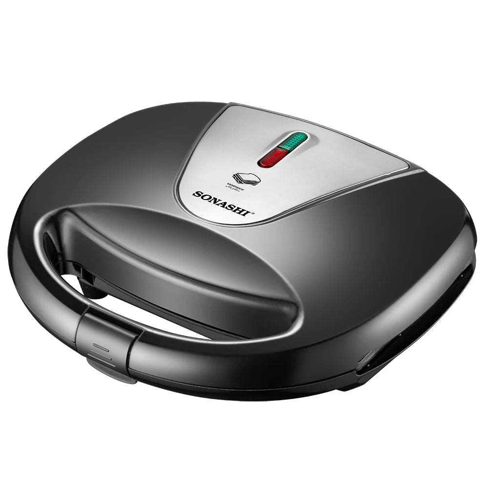 2 Slice Sandwich Maker with Non-Stick Plates