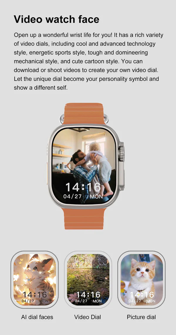 Clasico WS9 Smart Watch Ultra