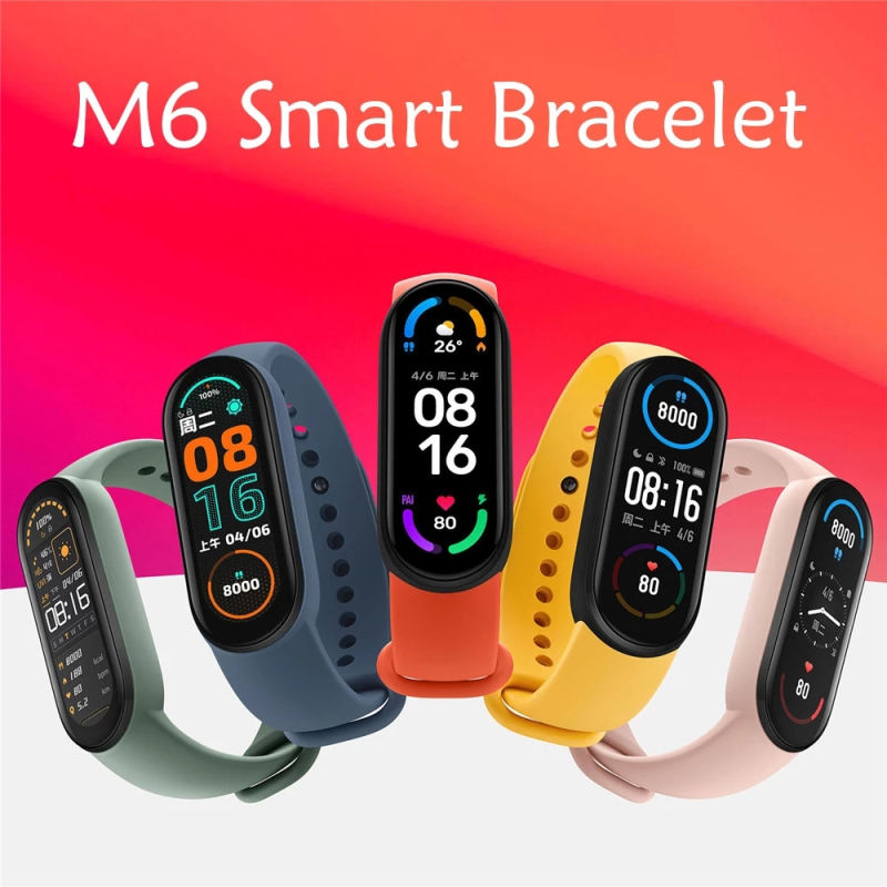 Smart Watch with Strap for Xiaomi Mi Band 7/ 6/ 5/ / NFC/ 6/ 5/ Amazfit 5