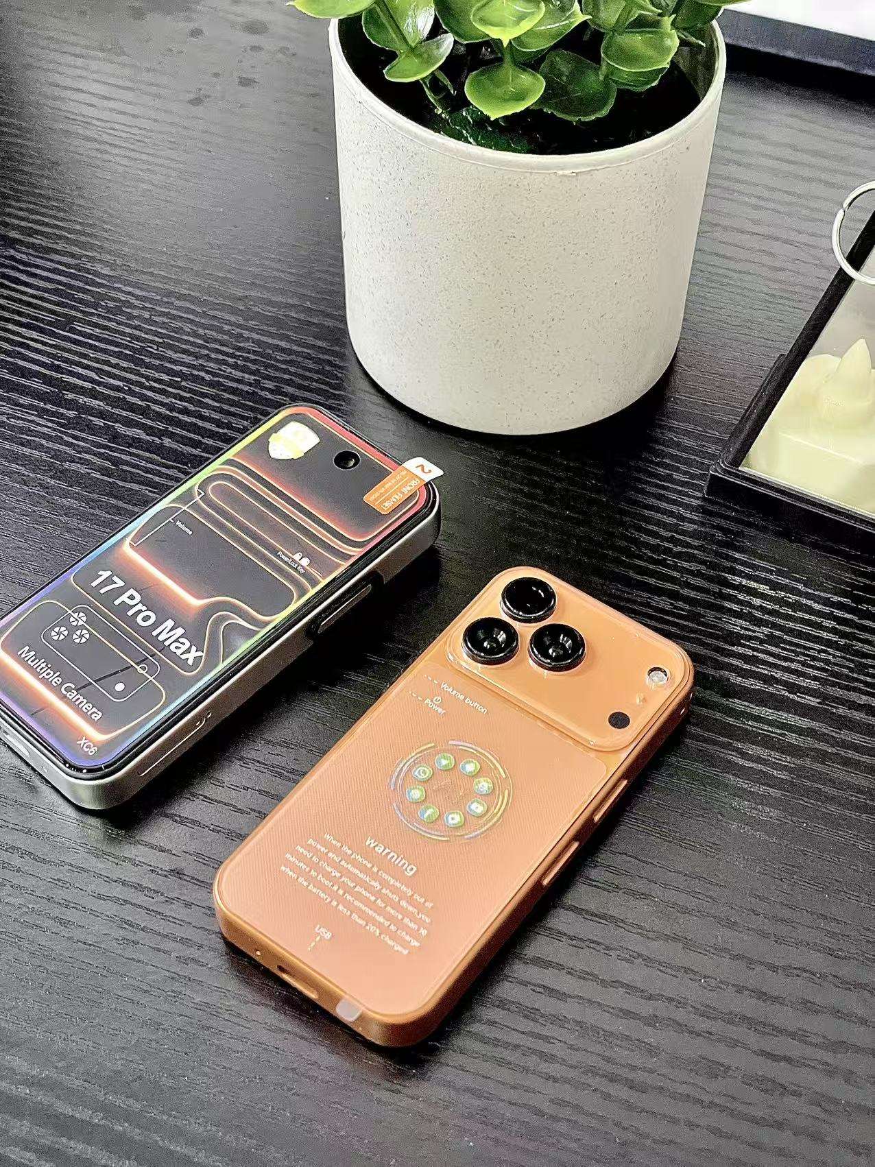 Mini iPhone 17 Pro Dual SIM Dual Standby Mini Touch Screen