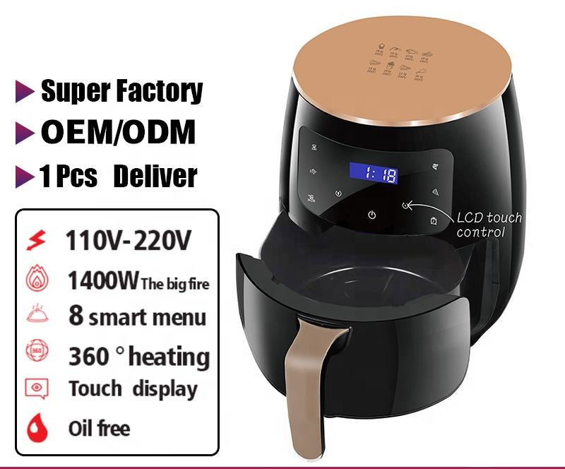 2400W Stainless Steel Digital Air Fryer