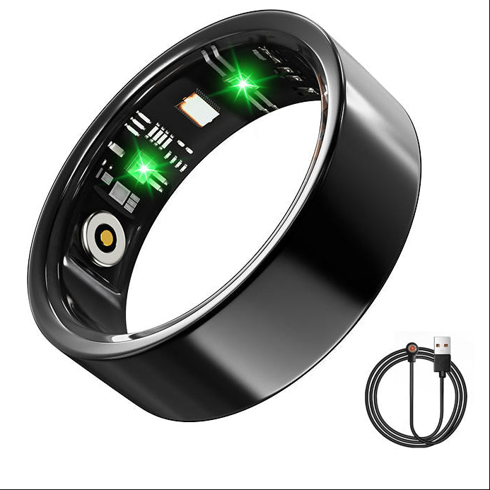 Smart Ring with Stainless Steel Case BT Connection