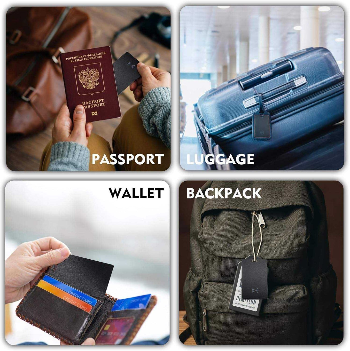 Smart Wallet and Mobile Finder Card