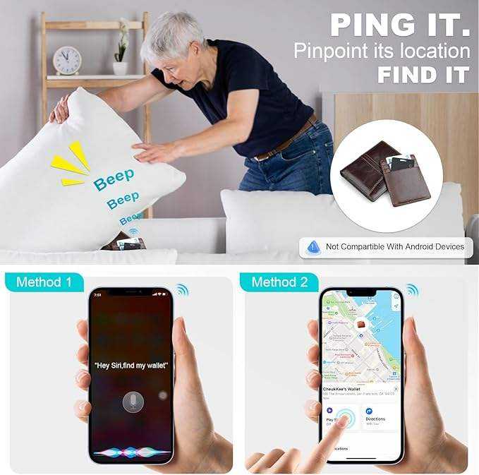 Smart Wallet and Mobile Finder Card