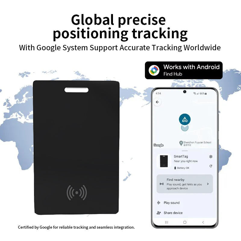 Smart Wallet and Mobile Finder Card