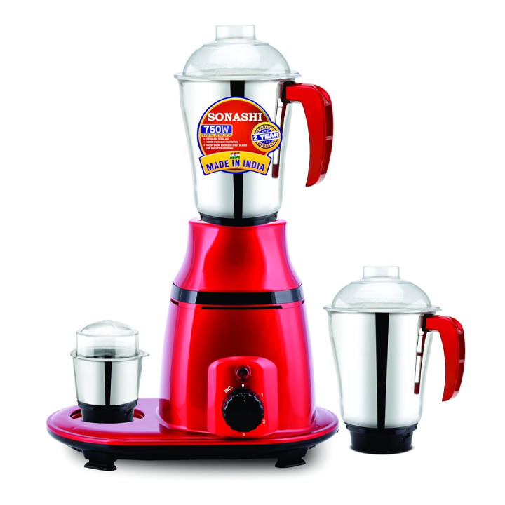 3-in-1 Mixer Grinder with Copper Motor