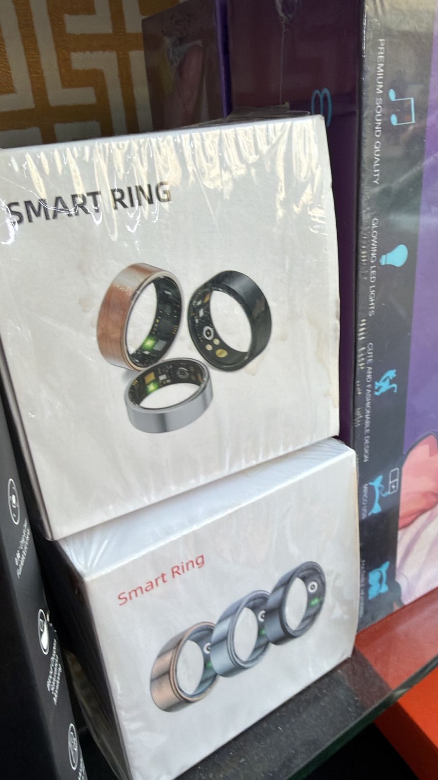 Smart Ring with Stainless Steel Case BT Connection