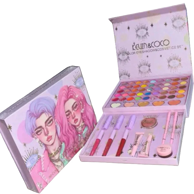 Kevin & Coco Moonlight 50-Color Eyeshadow & Cosmetic Set