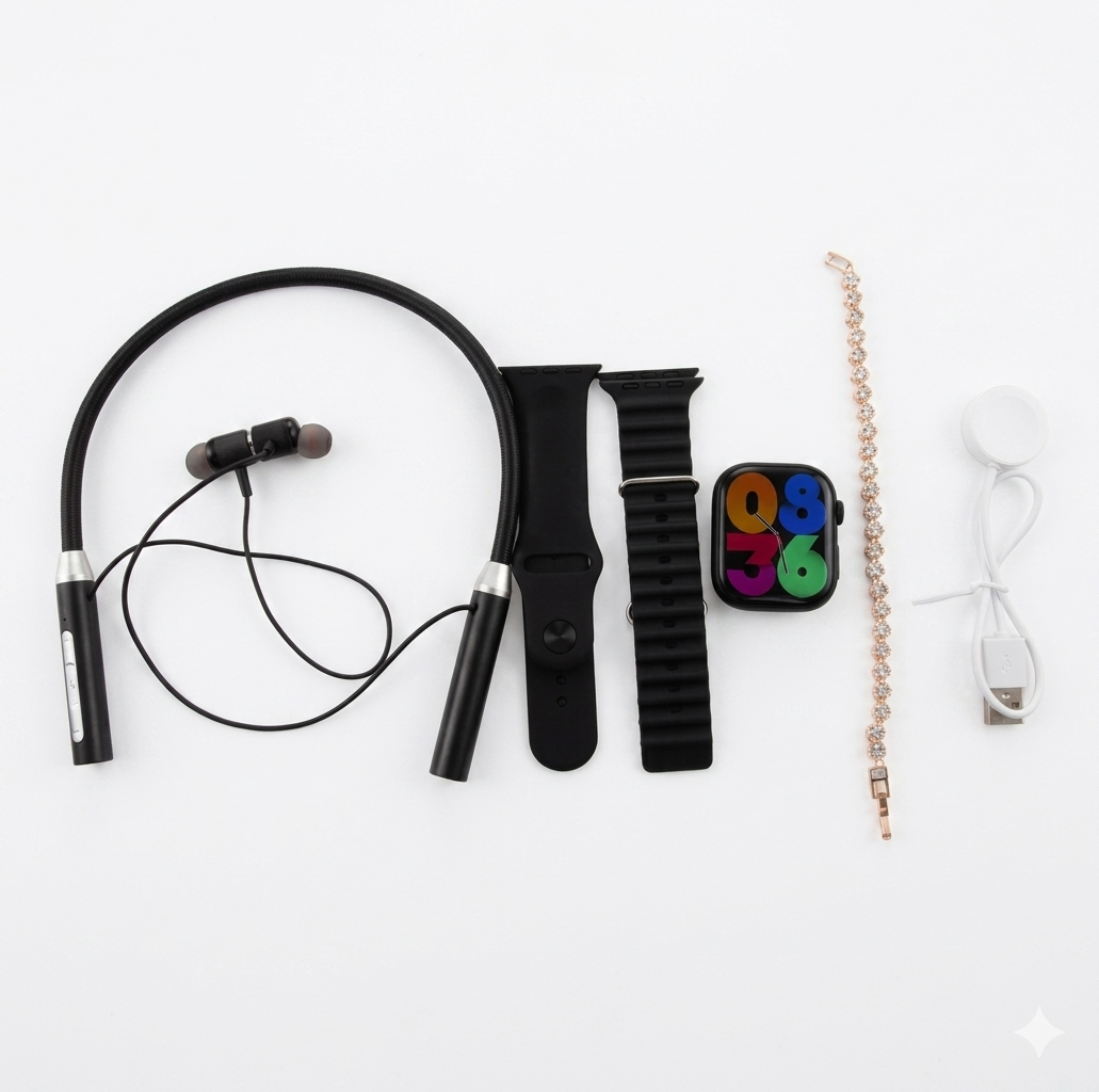 A35 Plus Smartwatch Gift Set/ Combo Box