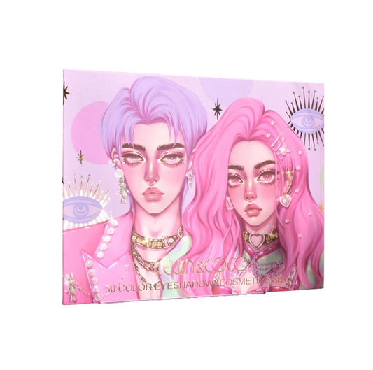 Kevin & Coco Moonlight 50-Color Eyeshadow & Cosmetic Set