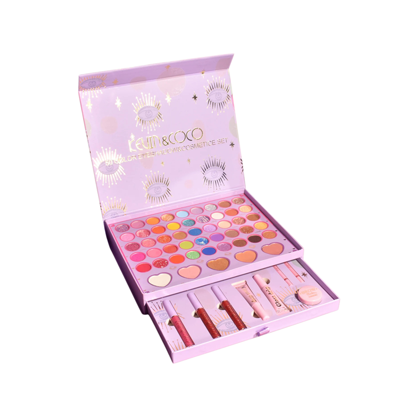 Kevin & Coco Moonlight 50-Color Eyeshadow & Cosmetic Set