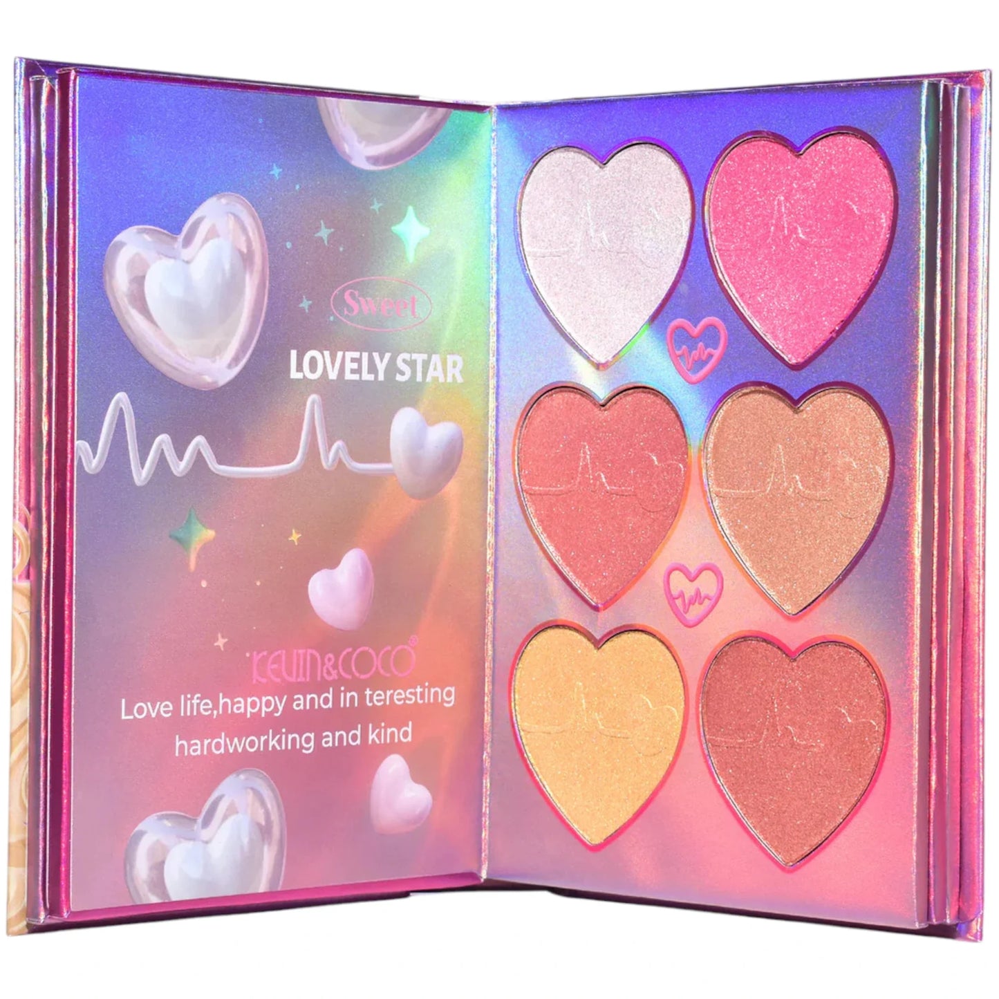 Kevin & Coco 67 Colors Face Eyeshadow Palette